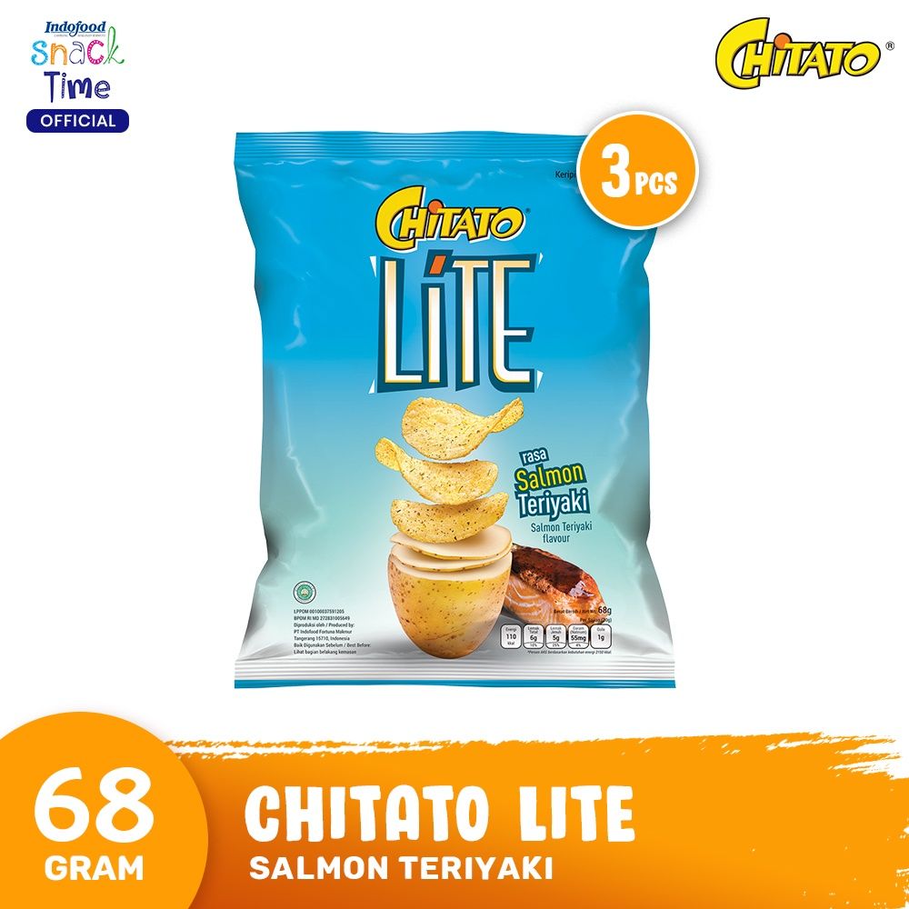 Chitato Lite Salmon Teriyaki 68 Gr - 3 Pcs - 1