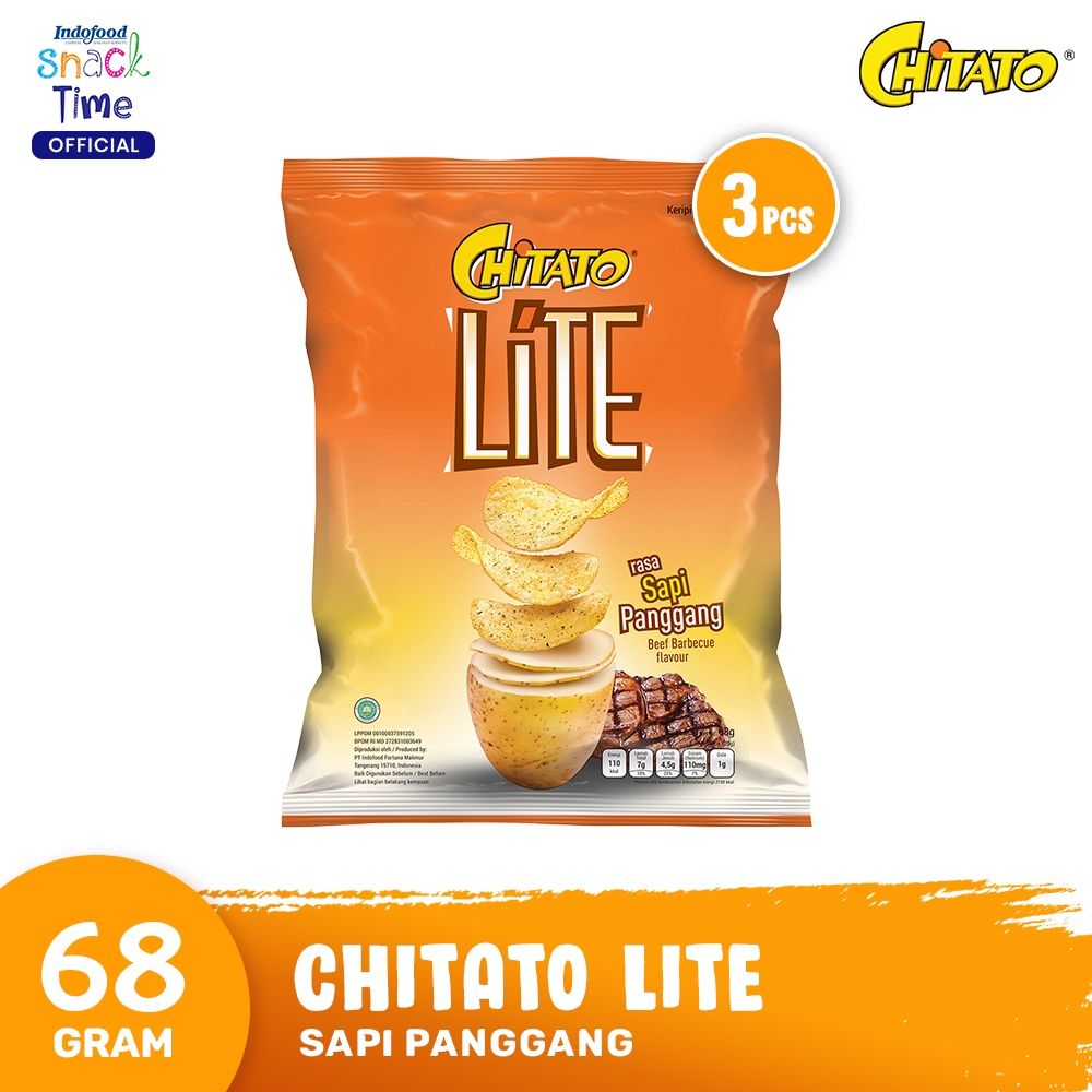 Chitato Lite Sapi Panggang 68 Gr - 3 Pcs - 1