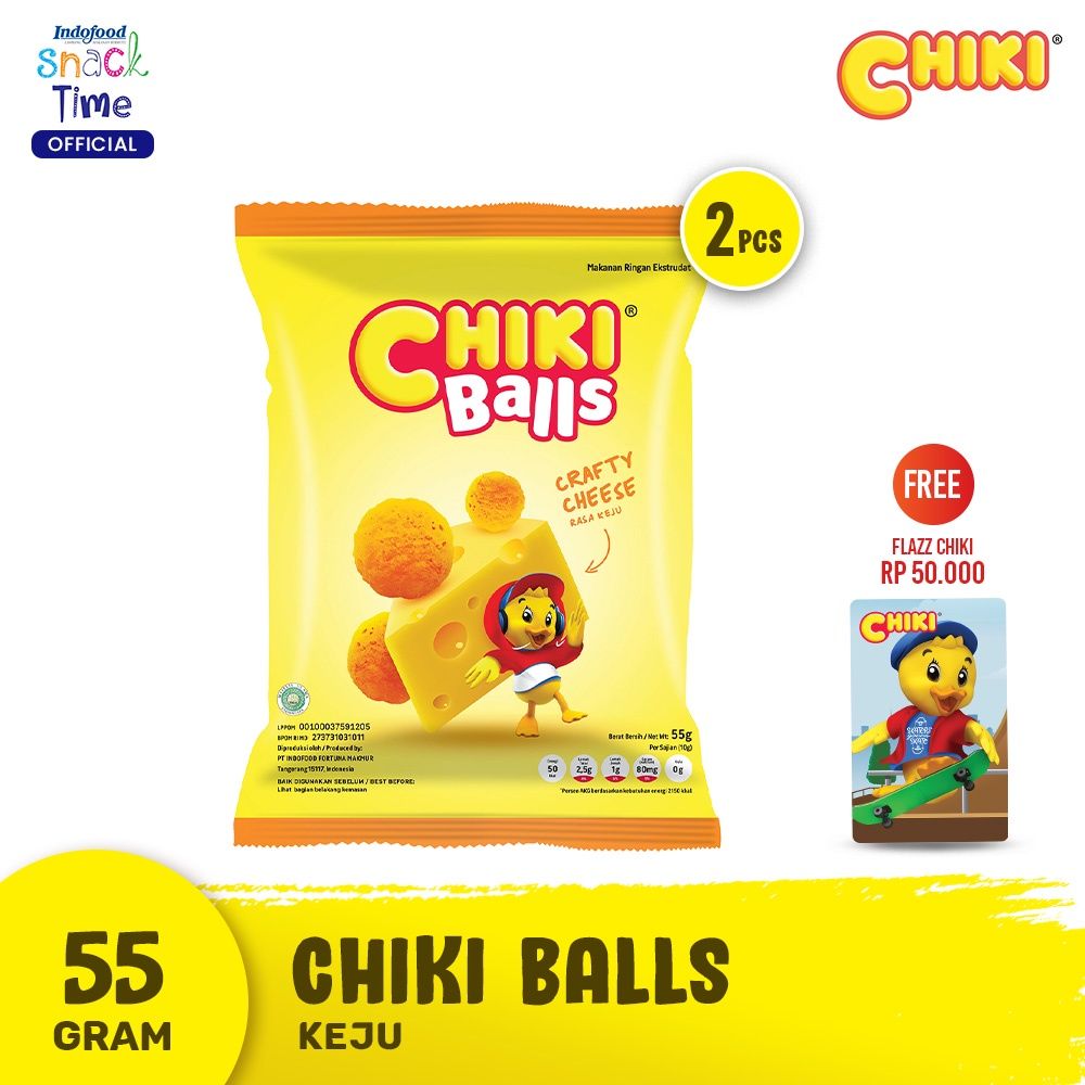 Chiki Ball Keju 55 Gr [2] - Free Flazz BCA Skateboard - 1