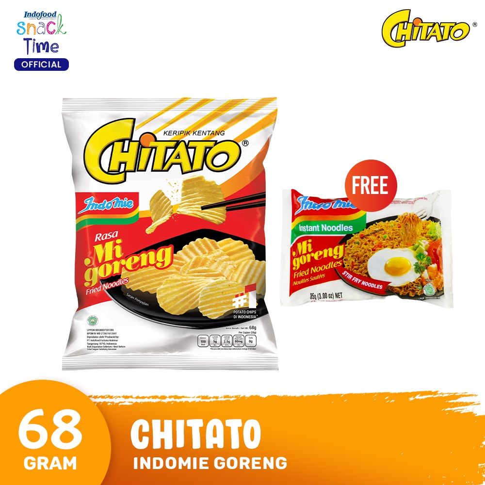 Chitato Indomie Goreng 68 Gr - Free Indomie - 1