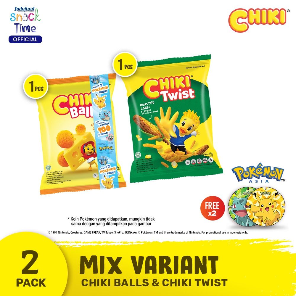 Indofood Snack Time - Paket Pokémon Coins C - 1