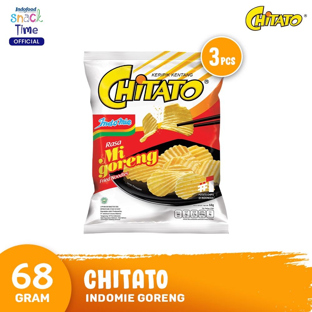 Chitato Indomie Goreng 68 Gr - 3 Pcs - 1