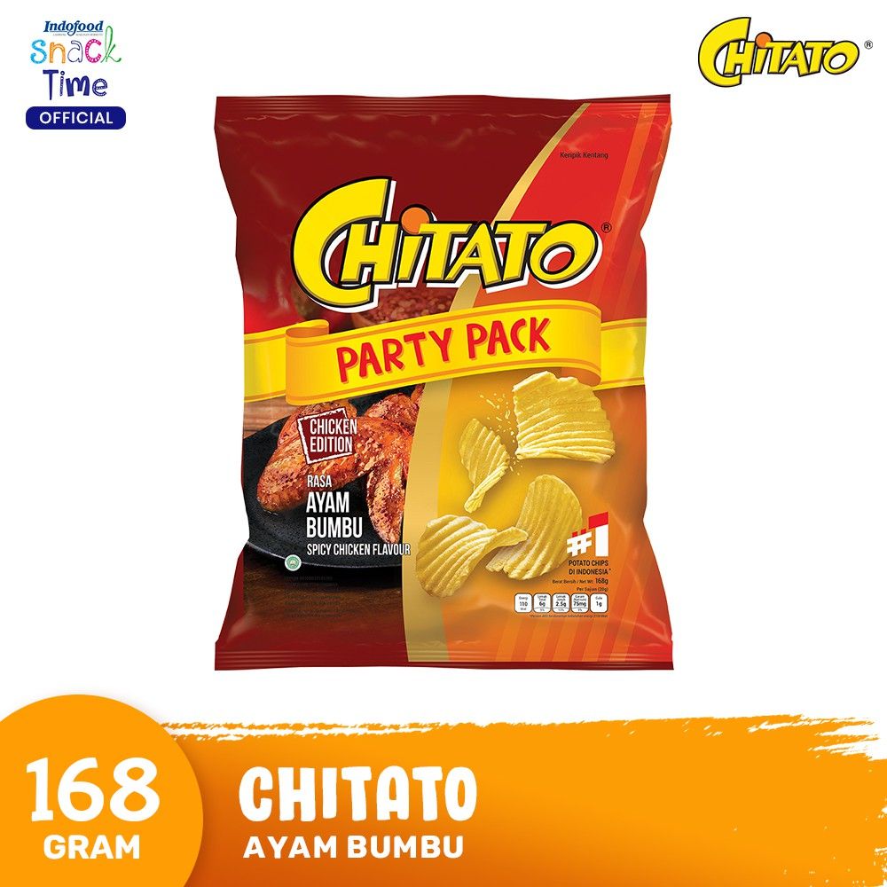 Chitato Ayam Bumbu 168 Gr - 1 Pcs - 1