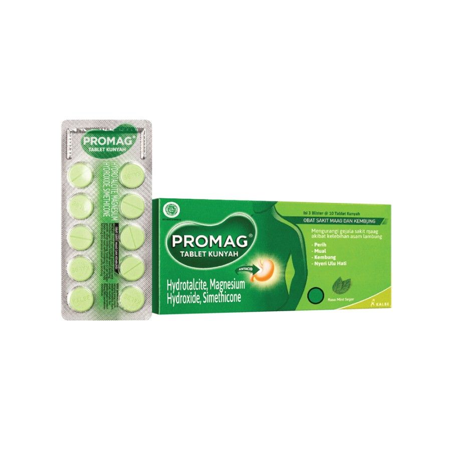 Promag Tablet Box Obat Sakit Maag [ Isi 3 Blister ] - 2