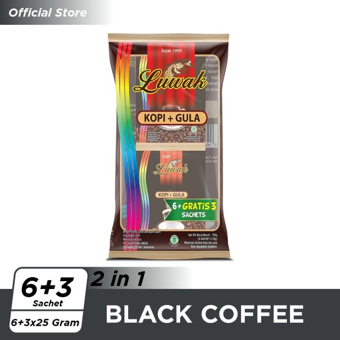 Kopi Luwak Plus Gula Black Coffee Bag - 1