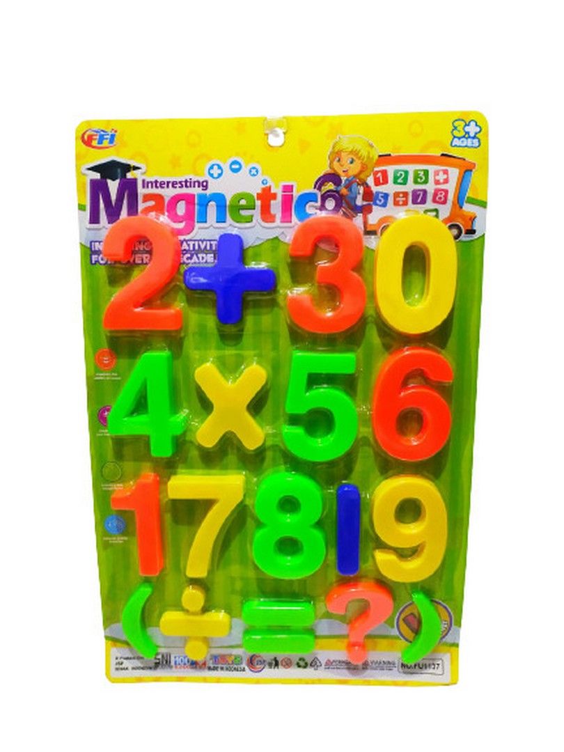 Mainan Edukasi Anak - Magnetic Game Huruf Dan Angka Jumbo - 2