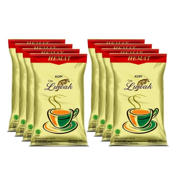 Kopi Luwak Super Hemat Black Coffee Bag 165gr - 8 Pcs - 2