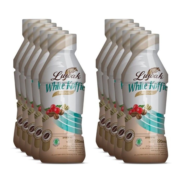 Kopi Luwak White Koffie Original Botol 220ml - 10 Pcs - 2