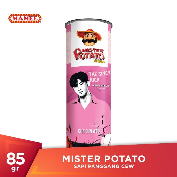 Mister Potato x Cha-Eun-Woo - Mister Potato Crisps Sambal Matah 85gr - 1