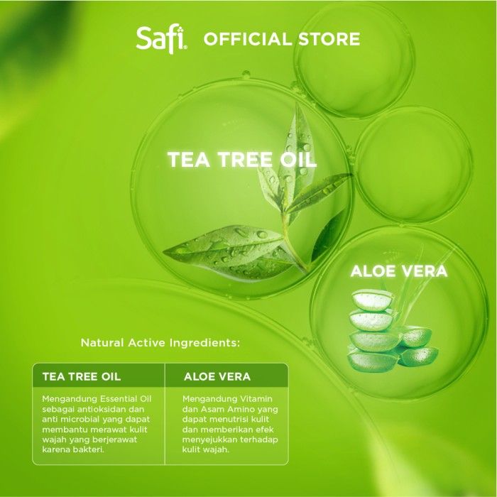 Safi Naturals Toning Toner Lotion Tea Tree Oil 100ml - Perawatan Wajah - 5