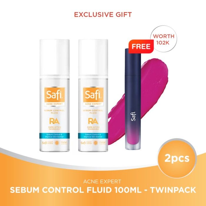 SAFI Acne Expert Sebum Control Fluid 100ml - TWINPACK - 1