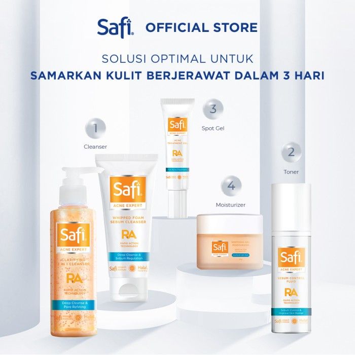 SAFI Acne Expert Sebum Control Fluid 100ml - TWINPACK - 5