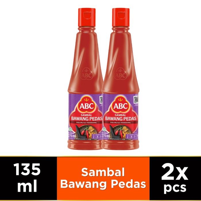 ABC Saus Sambal Bawang Pedas 135 ml - Twin Pack - 1