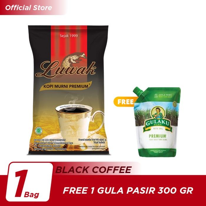 Kopi Luwak Murni BC Bag 165gr [3] - Free 1 Pcs Gula Pasir 300gr - 1