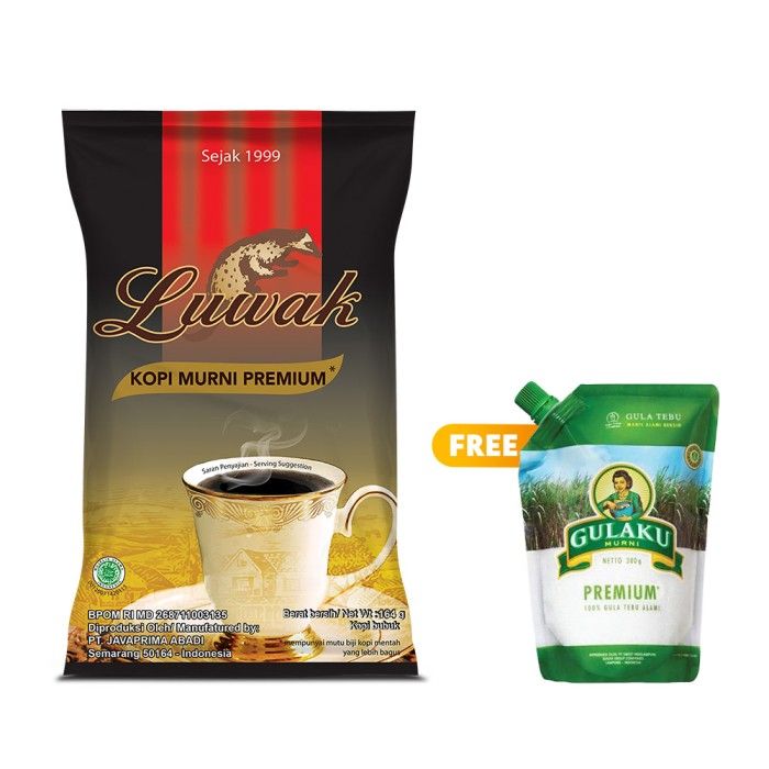 Kopi Luwak Murni BC Bag 165gr [3] - Free 1 Pcs Gula Pasir 300gr - 2