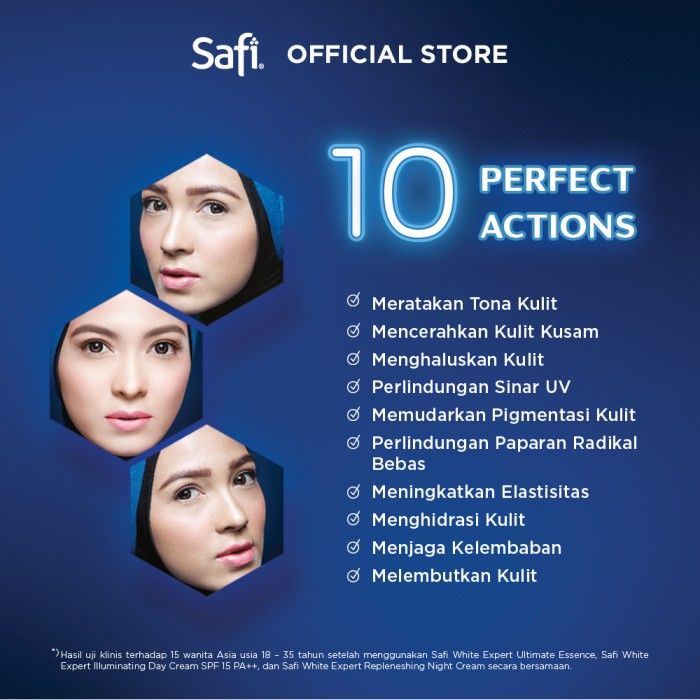 Safi White Expert Replenishing Night Cream 25gr - Perawatan Wajah - 4