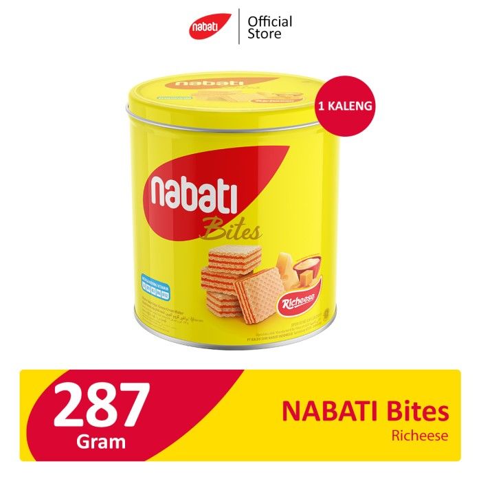 NABATI Bites Richeese 287g (kaleng) - 1