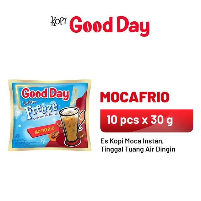 GOOD DAY Coffee Freeze Mocafrio 1 Pack (10 x 30 gr) - 1