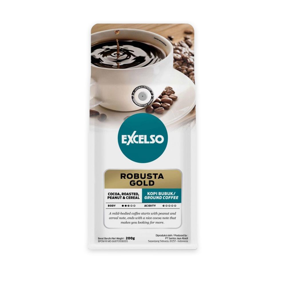 Buy 3 Excelso Robusta Gold - Bubuk Kopi Get 1 Free Cup Saucer - 2