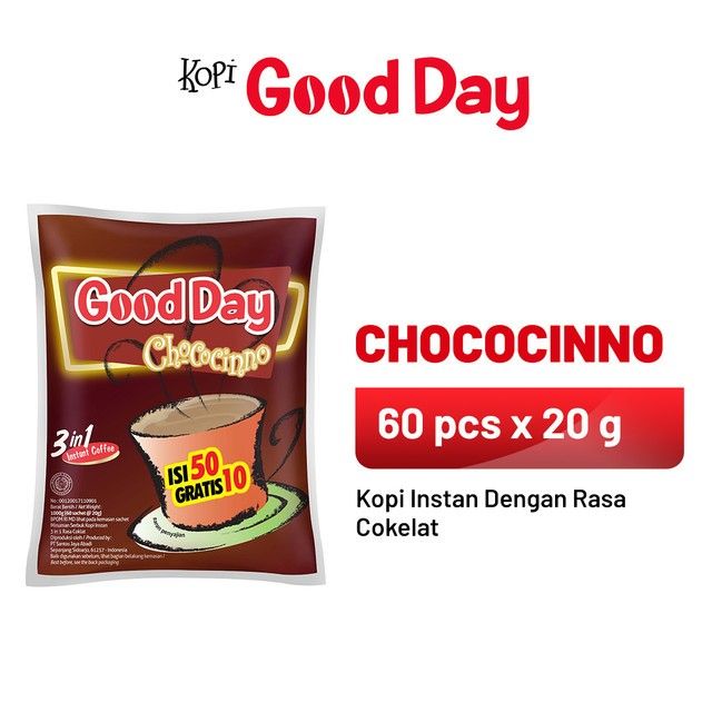 GOOD DAY Kopi Chococinno 1 Bag (60 x 20 gr) - 1