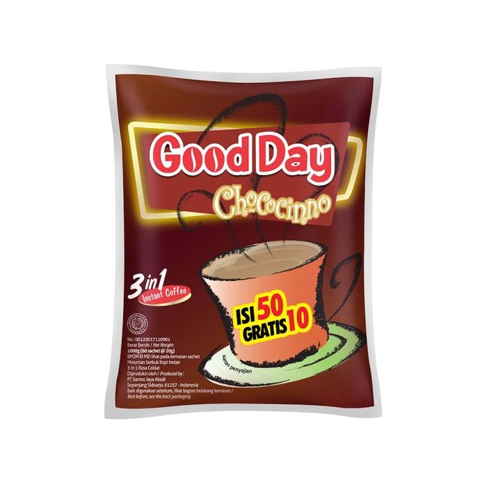 GOOD DAY Kopi Chococinno 1 Bag (60 x 20 gr) - 2