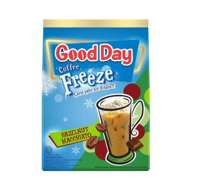 GOOD DAY Coffee Freeze Hazelnut Macchiato 1 Dus (5 x 30 gr) - 2