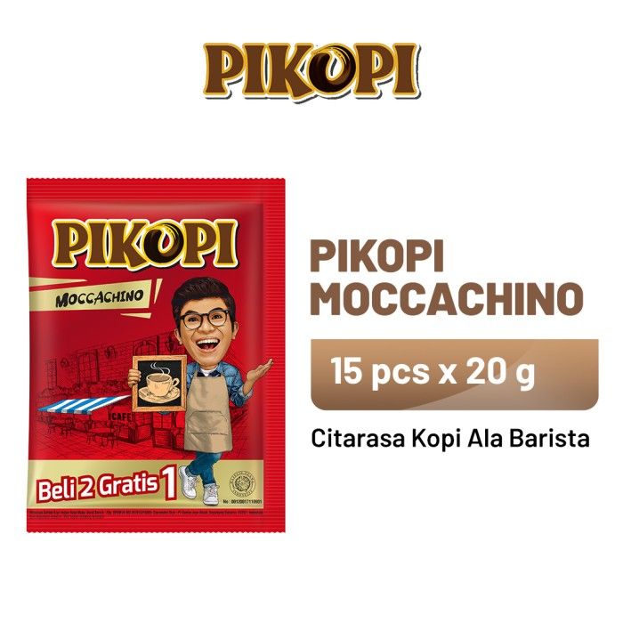 PIKOPI Moccachino 1 Renteng (15 x 20 gr ) - 1