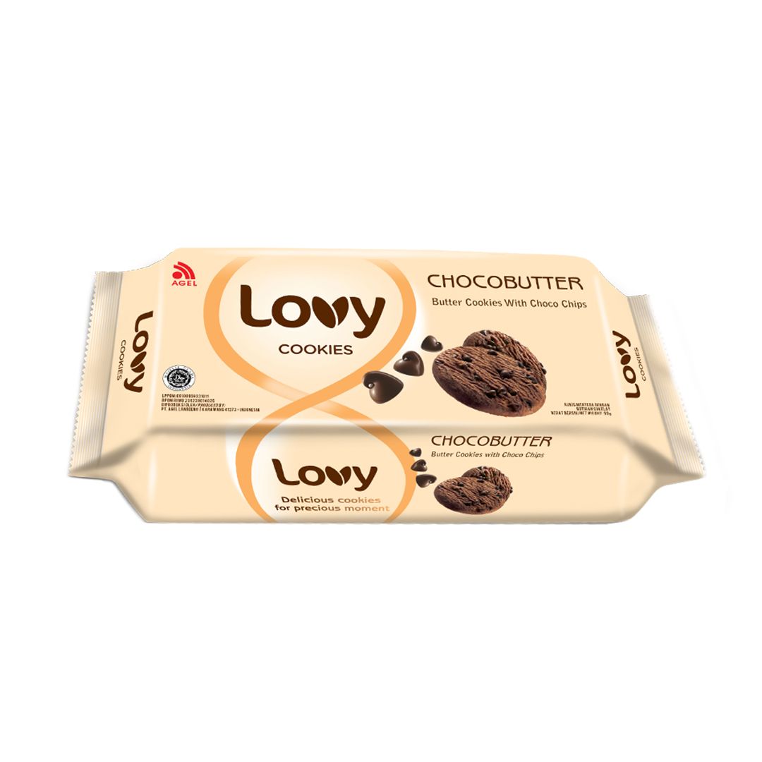 LOVY Cookies Chocobutter Family Pack (80 gram) - 2