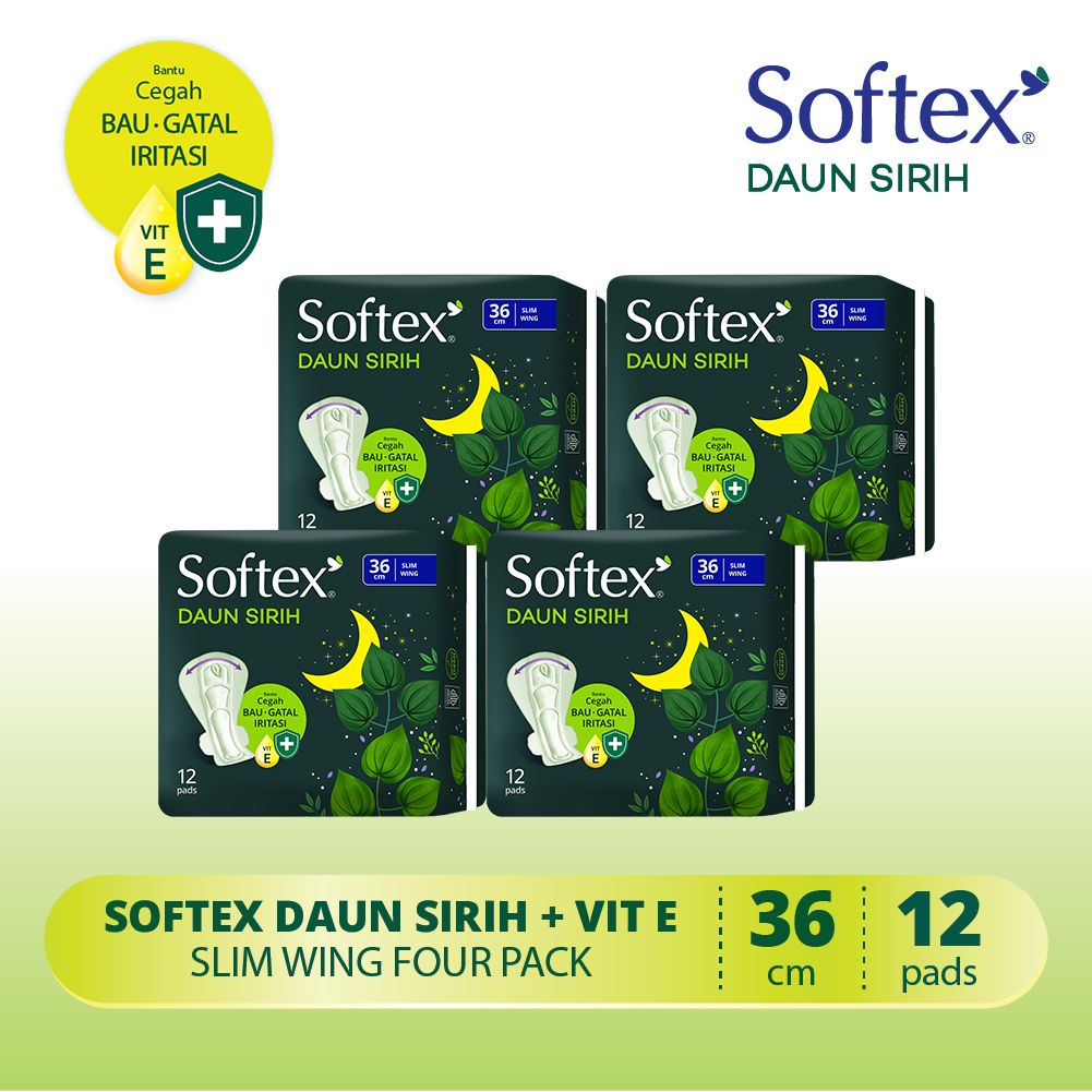 Softex Daun Sirih 36cm - 4 Pack Pembalut Wanita - 2