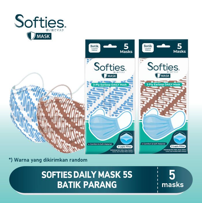 Softies Daily Jepang Biru 5s - 1