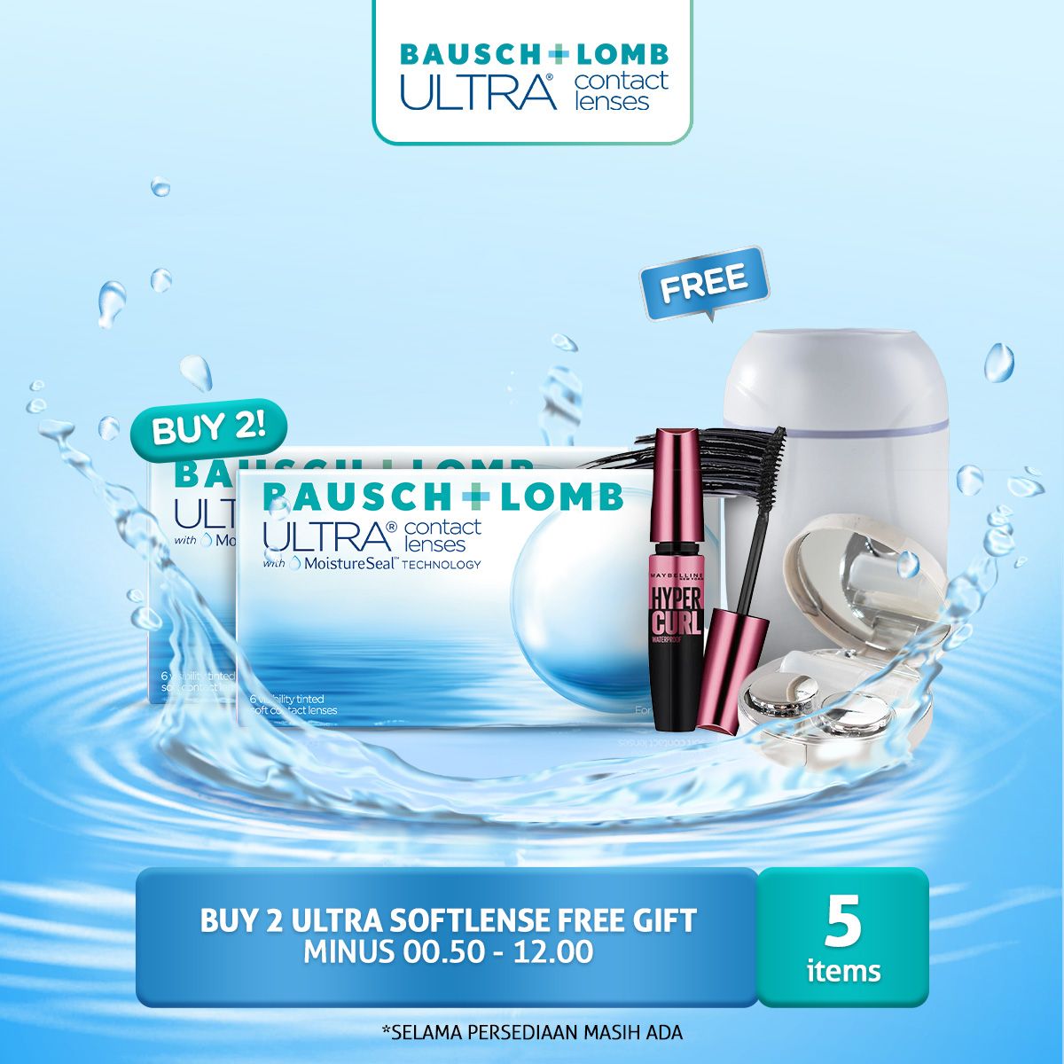 Buy1Get1 ULTRA Softlense -09.50 - 1