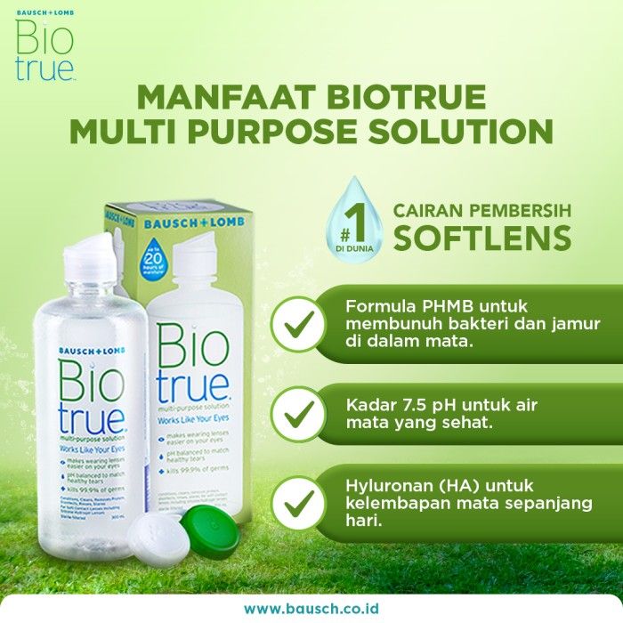 Biotrue Multi-Purpose Solution Cairan Softlense Complete Package - 2