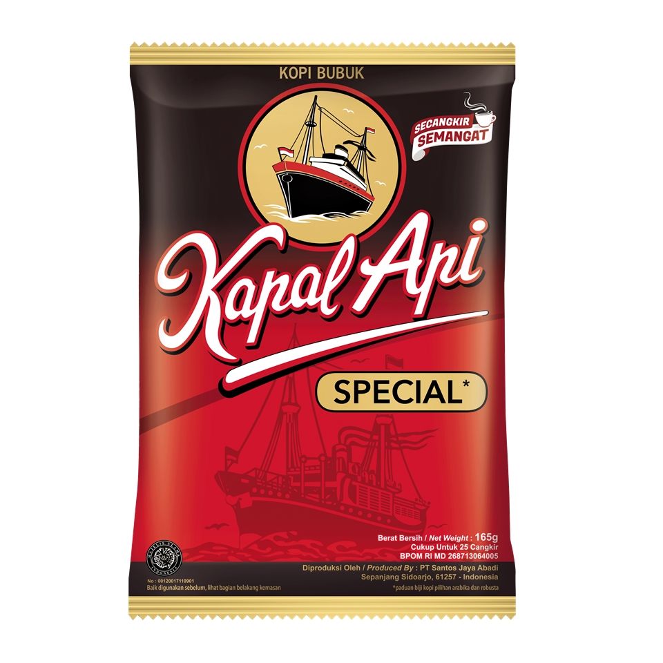 [Buy 2 Get 1 Free] Paket KAPAL API Special Merah 165 gr - 2