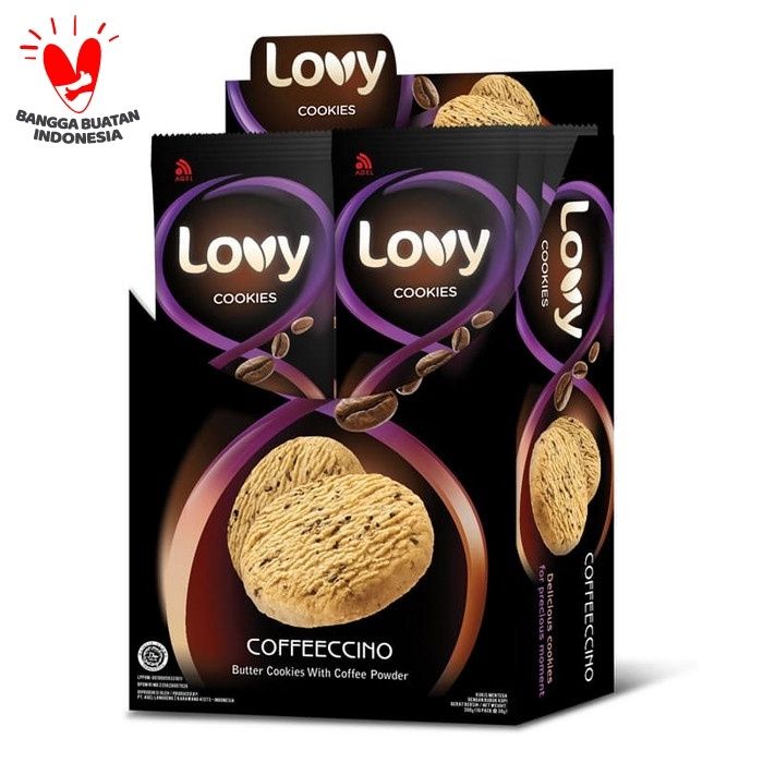 LOVY Cookies Coffeeccino Dus (10 Sachet x 27 gr) - 2