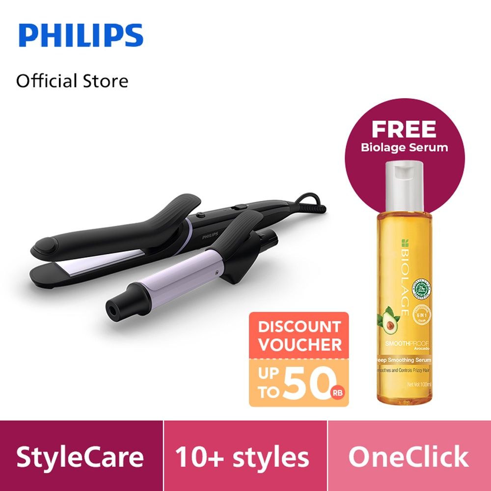 Philips Multistyler Europe BHH811/00 Free Biolage DeepSmoothing Serum - 1