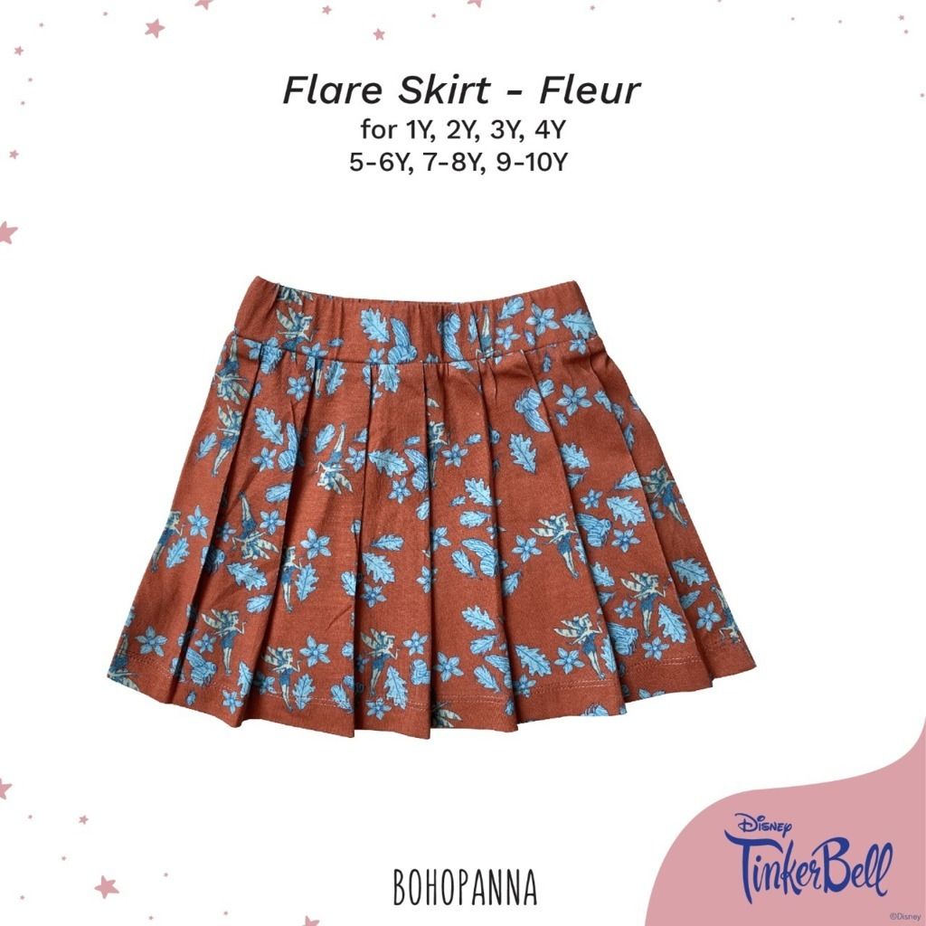 BOHOPANNA - FLARE SKIRT FLEUR 4y - DISNEY - Rok Anak Perempuan - 1