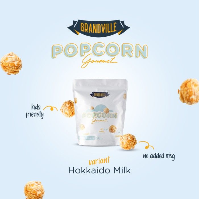 Grandville Popcorn Gourmet Hokkaido Milk - 1