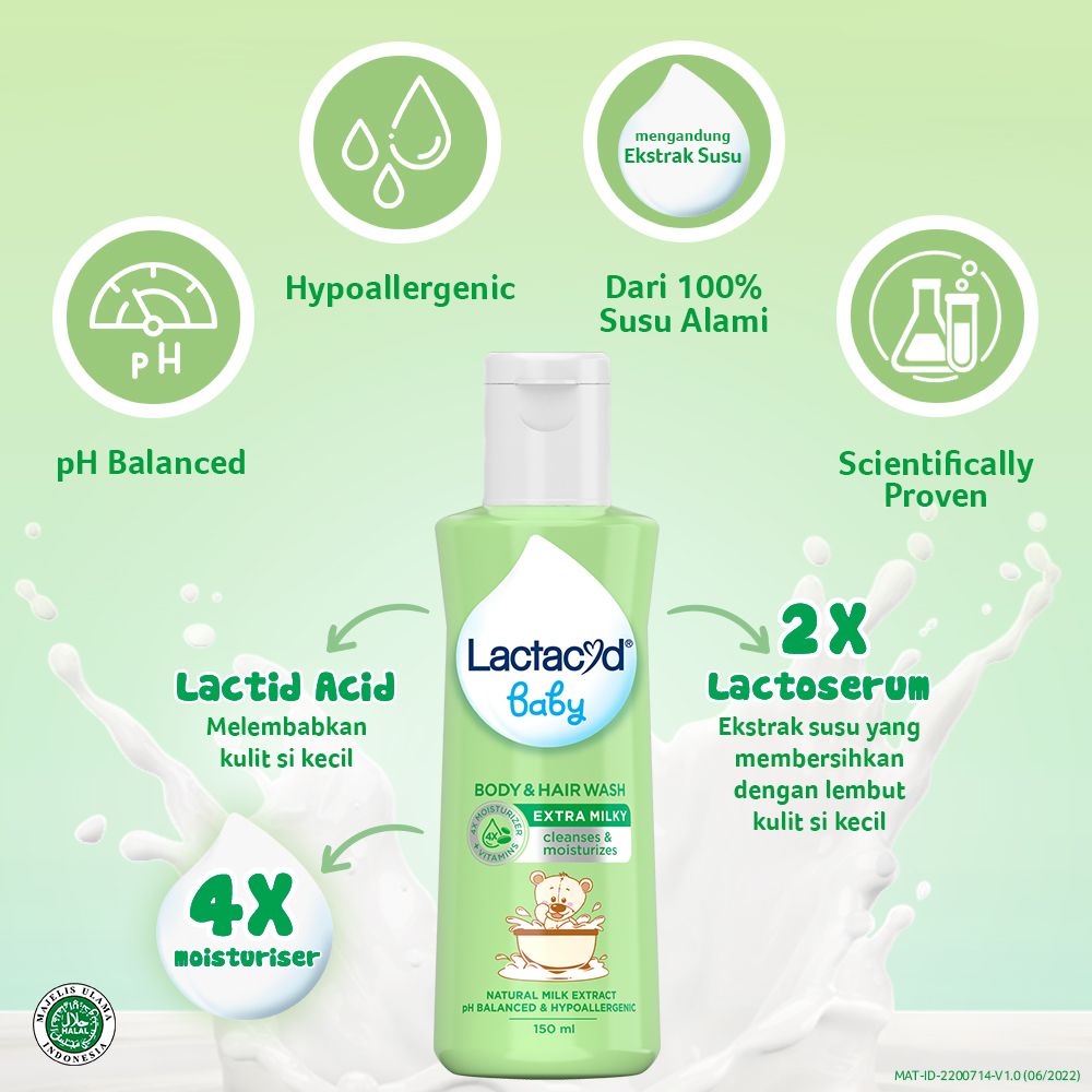 Lactacyd Baby Extra Milky 60mL Sabun Bayi untuk Menjaga Kelembaban - 2