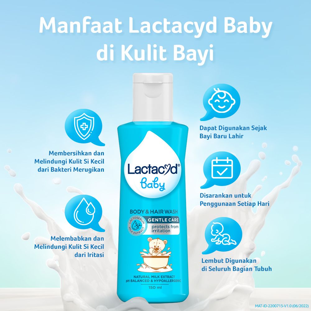 Lactacyd Baby Gentle Care 500mL - Sabun Bayi Melindungi dari Iritasi - 4