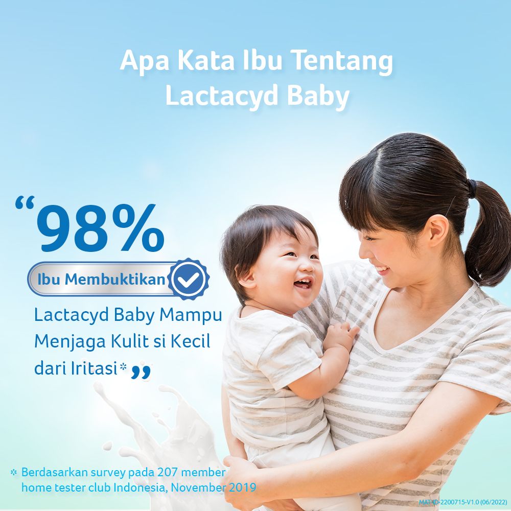 Lactacyd Baby Gentle Care 500mL - Sabun Bayi Melindungi dari Iritasi - 5