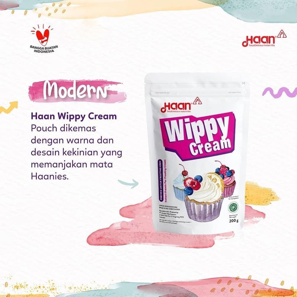 Haan Wippy Cream 200g Whipped Cream Bubuk Haan Whip Cream - 2