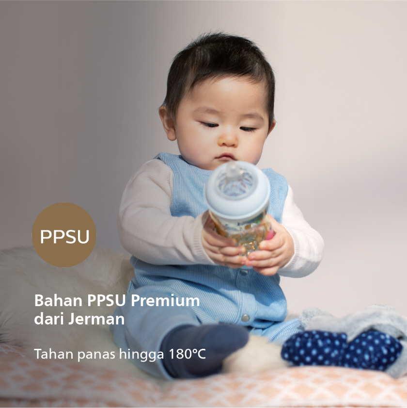 Philips Avent Natural PPSU Twin Bottle 0M+ 120ml SCF581/20 Botol Bayi - 3