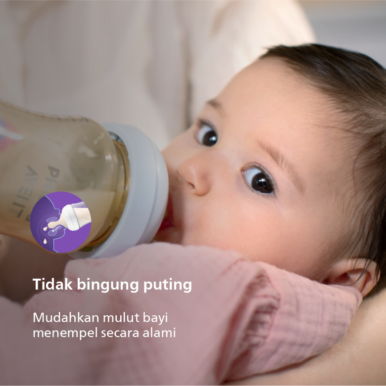 Philips Avent Natural PPSU Twin Bottle 0M+ 120ml SCF581/20 Botol Bayi - 4