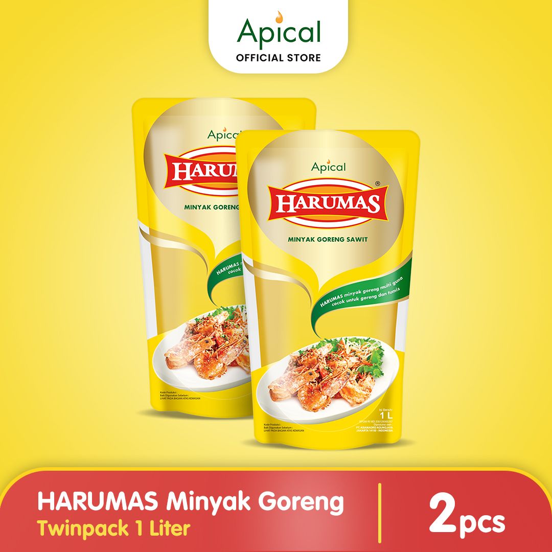 HARUMAS Minyak Goreng Standing Pouch 1L Twinpack - 1