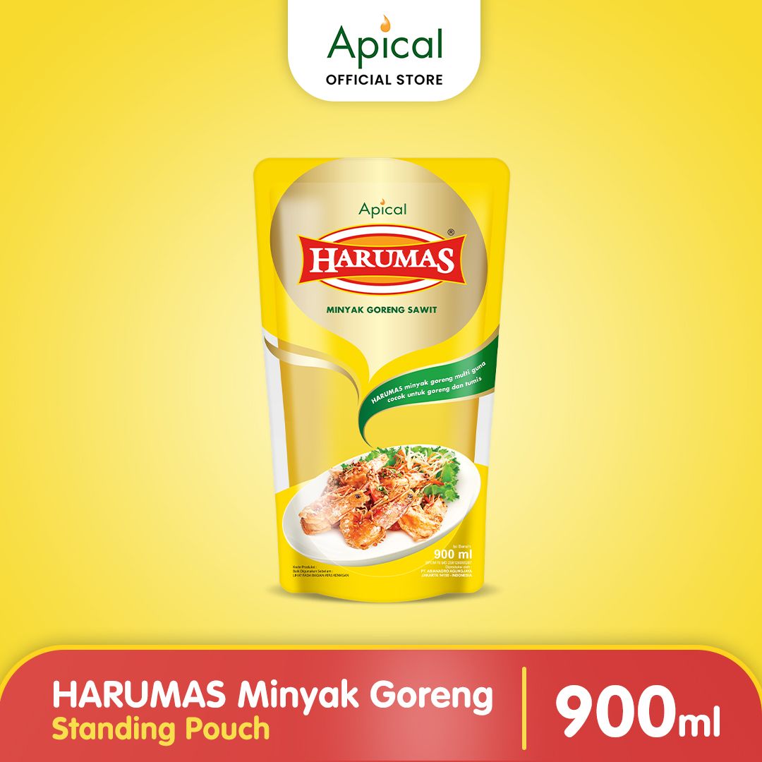 HARUMAS Minyak Goreng Standing Pouch 900ml - 1