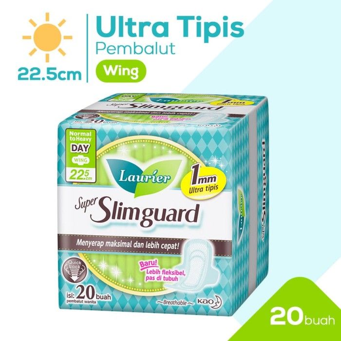 Laurier Super Slimguard 22.5Cm 20S - 1