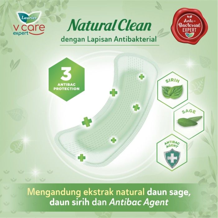 Laurier Pantyliner Natural Clean 40S - 3