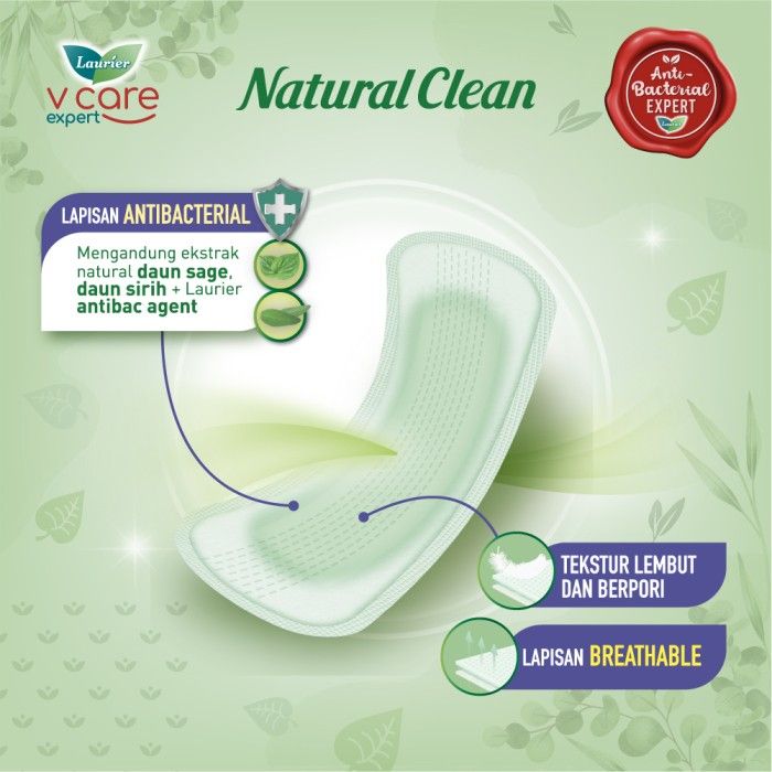 Laurier Pantyliner Natural Clean 40S - 4