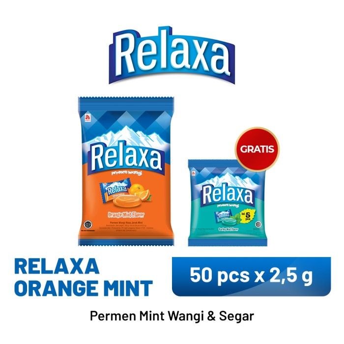 [Buy 1 Get 1 Free] Relaxa Orange Mint Free Relaxa Barley Sachet 12.5 g - 1