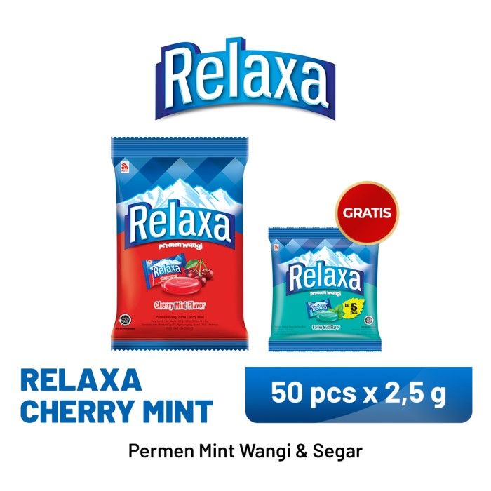 [Buy 1 Get 1 Free] Relaxa Cherry Mint Free Relaxa Barley Sachet 12.5 g - 1